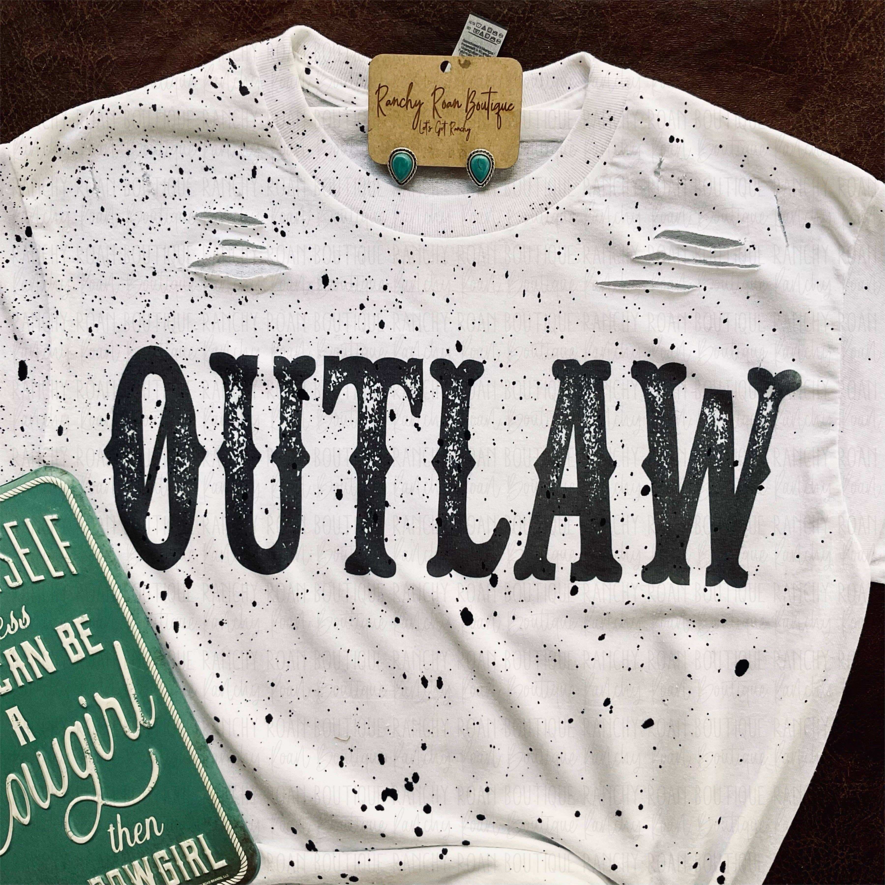 Distressed Outlaw Tee
