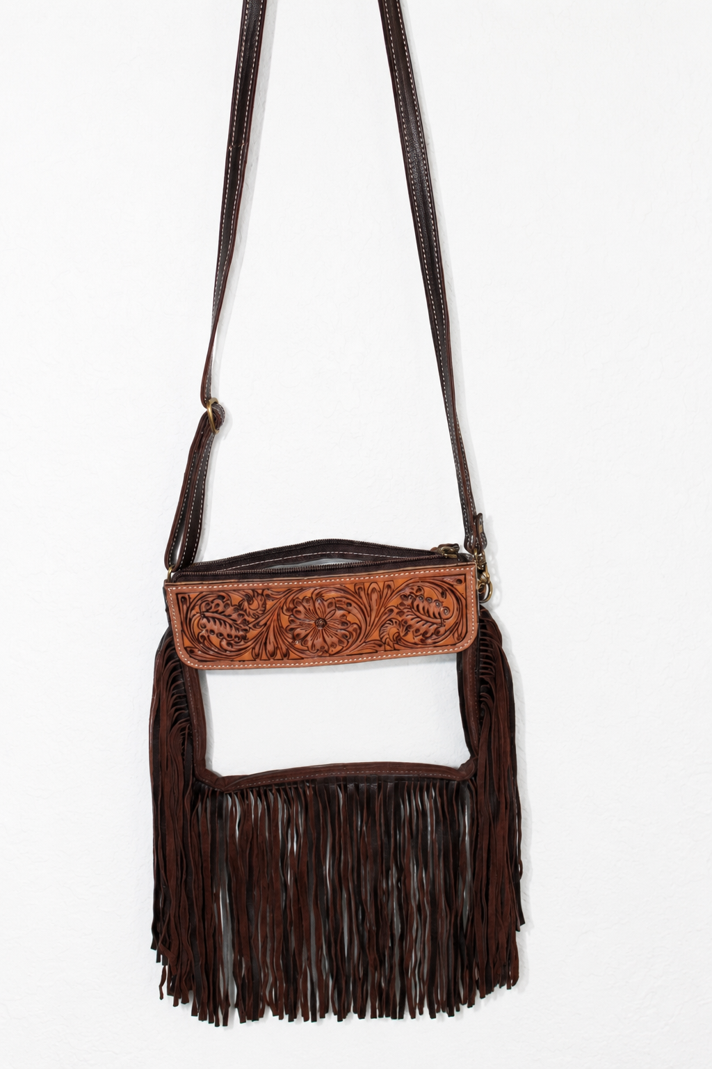 Hand Tooled Clear Purse Crossbody - Concert Game Day Stadium