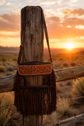 Hand Tooled Clear Purse Crossbody - Concert Game Day Stadium